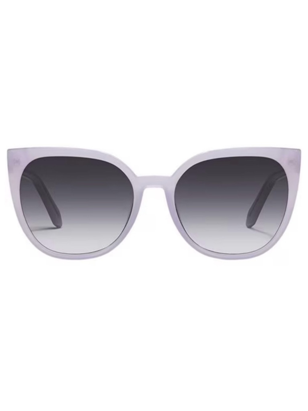 QUAY Staycation Sunglasses Muscar Frame Smoke Gradient Lens Cat Eye NWT